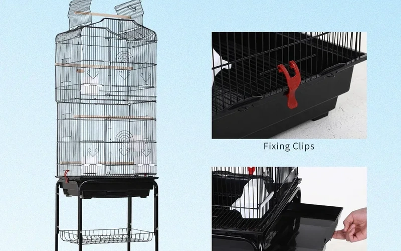 premium-stainlessbirdcage-with-rolling-stand